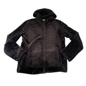 No Boundaries Black Velour Jacket